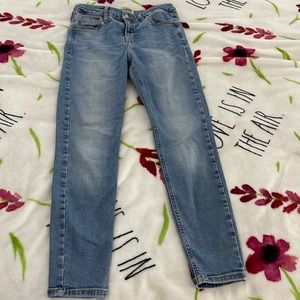 Topshop high waisted petite skinny jeans ankle length